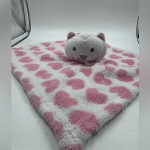 Swiggles Lovey Owl Pink Hearts Baby Toy 11 Inch security toy